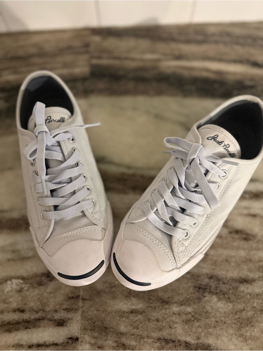Converse Jack Purcell Light Blue Canvas Low-Top Sneakers Size Women’s 7
